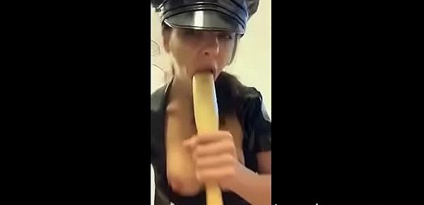  Naked police officer punishes your hard cock